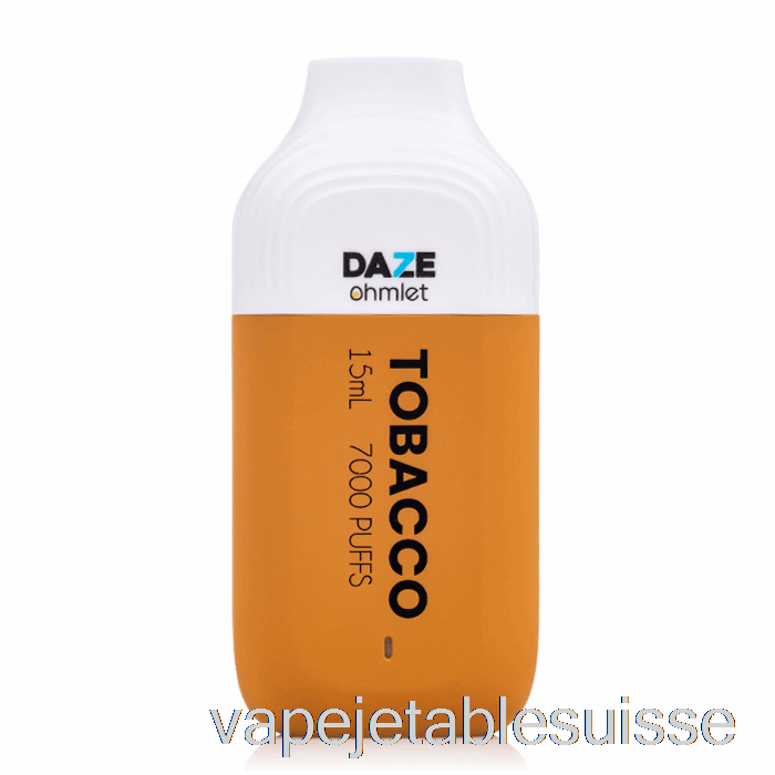 Vape Suisse 7 Daze Ohmlet 7000 Tabac Jetable